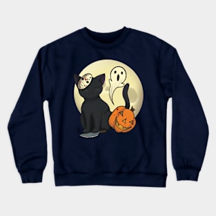 Jason Cat Halloween, Halloween 2022 Design Crewneck Sweatshirt